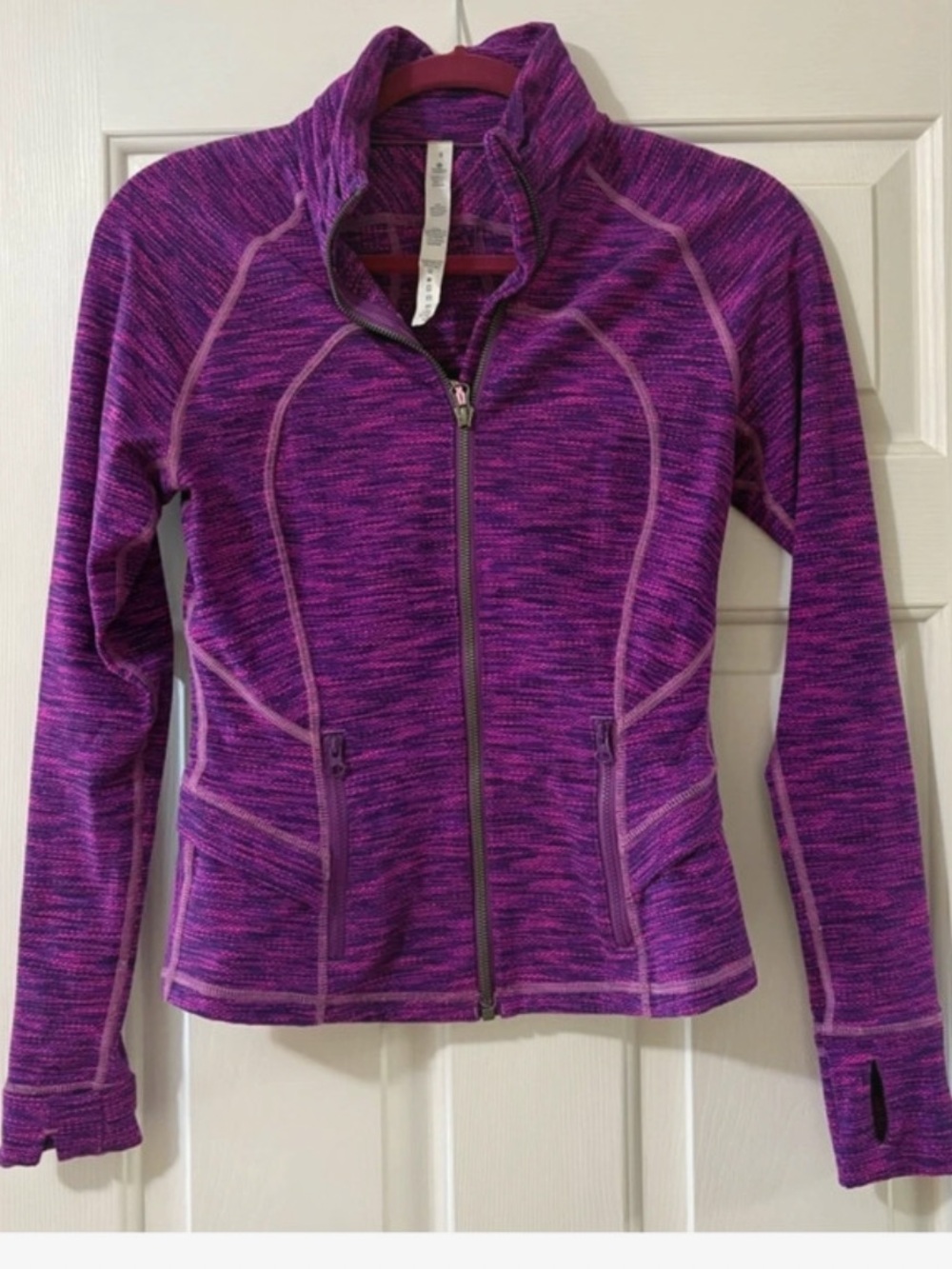 lululemon athletica Purple Space-Dye Full Zip Jacket